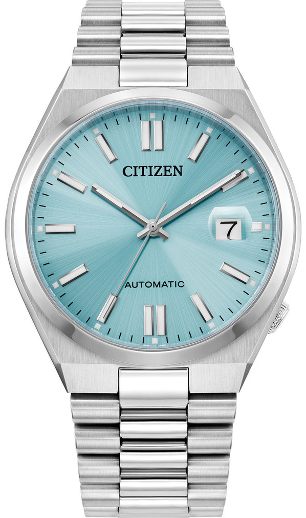 Citizen Tsuyosa 40mm Watch with Sky Blue Dial and SS Bracelet