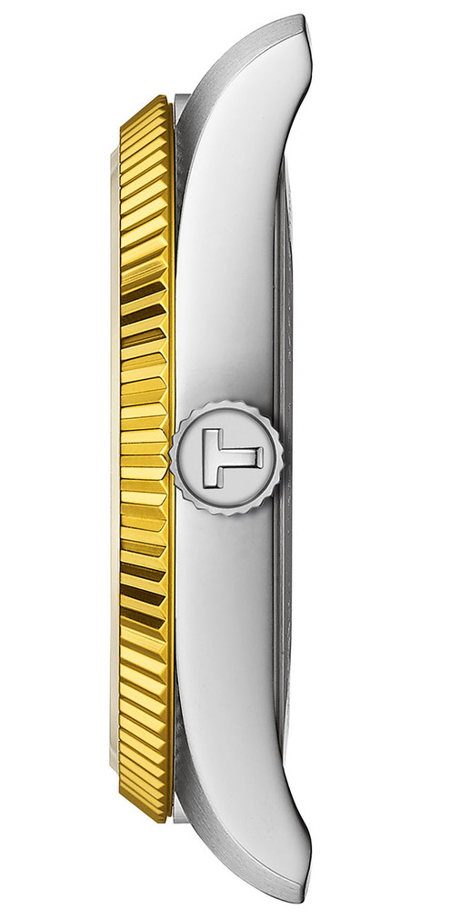 Tissot Ballade Watch 34mm with Silver Sunbeam Ray Dial