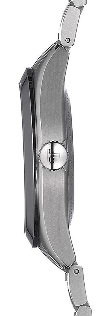 Tissot Gentleman Powermatic 80 Silicium Black Dial Stainless Steel Bracelet Watch, 40mm