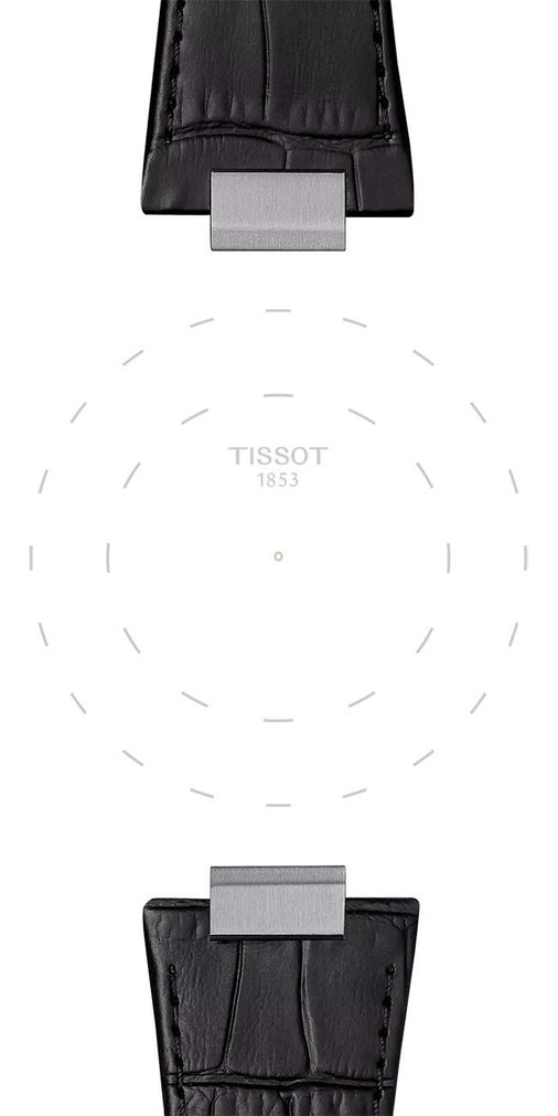 Tissot Official PRX Strap 42mm in Black Leather