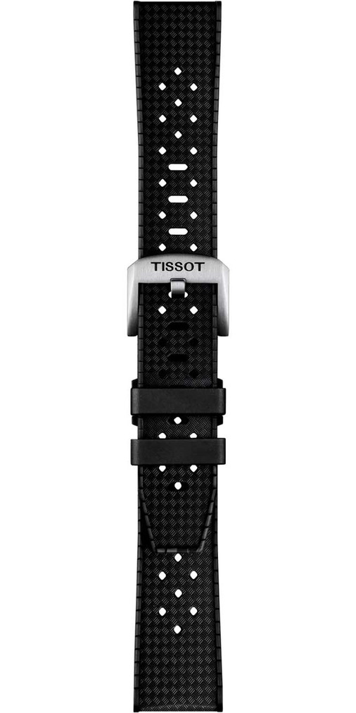 Tissot Official Strap 20mm in Black Rubber
