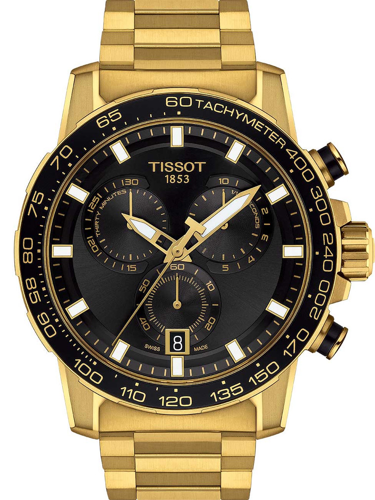 Tissot Watch Supersport Chrono 45.50mm with Black Dial