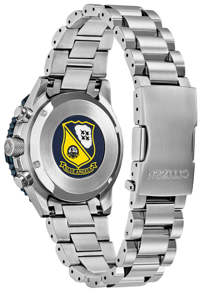 Citizen Promaster Navihawk Watch Blue Angels 40mm with Blue Dial