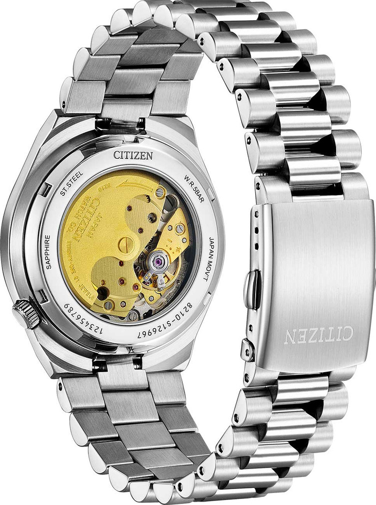 Citizen Tsuyosa Automatic Watch 40mm with Sunray Burgundy Dial