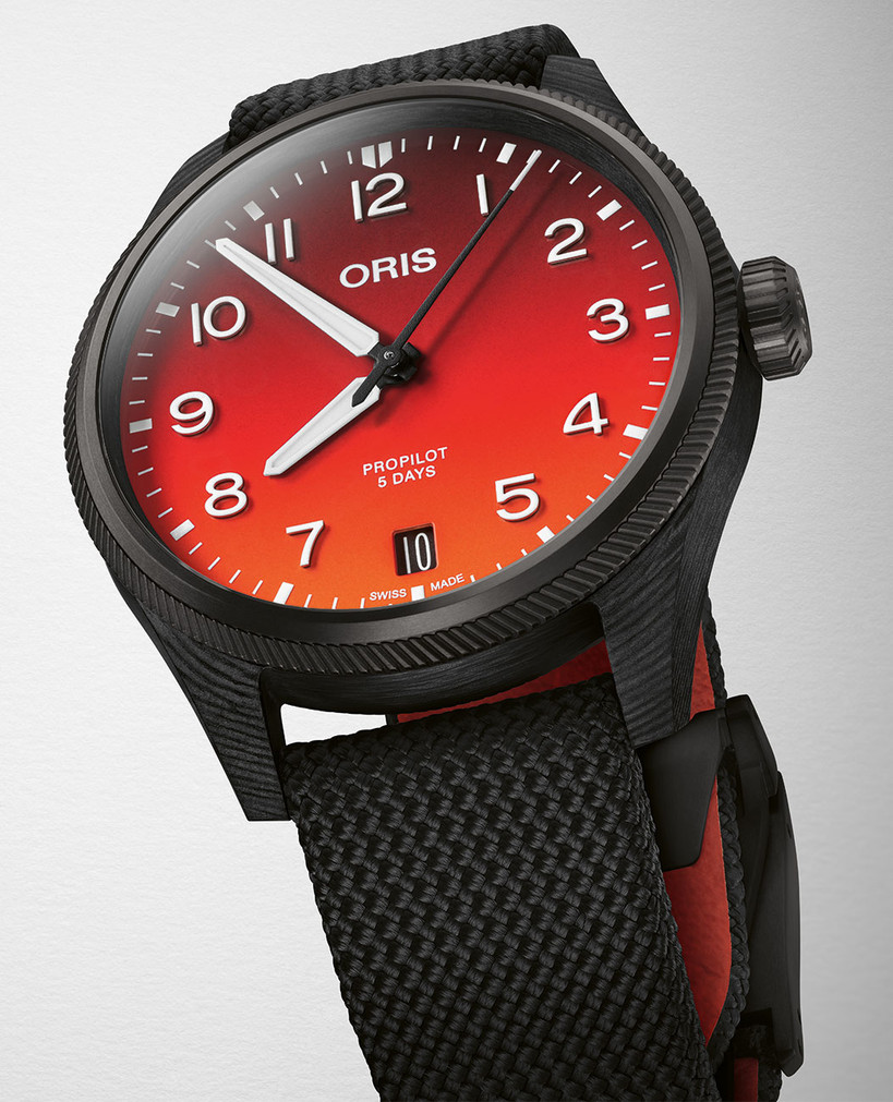 Oris ProPilot Coulson Limited Edition Gradient Dial Textile Strap Watch, 41mm