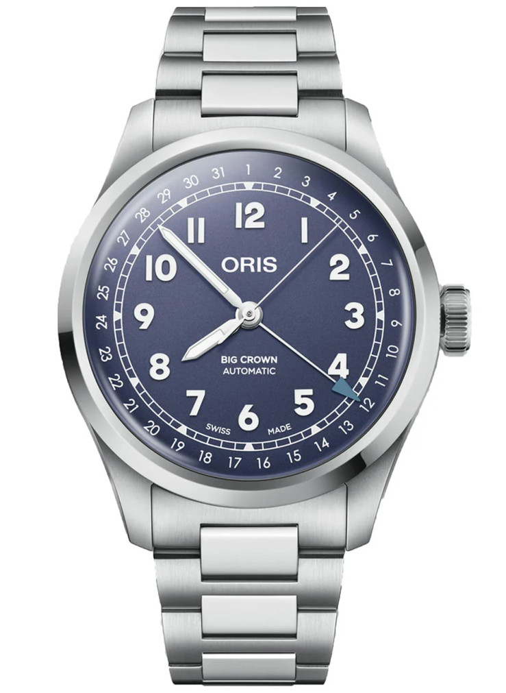 Oris Big Crown Pointer Date Watch 40mm with Purple Dial