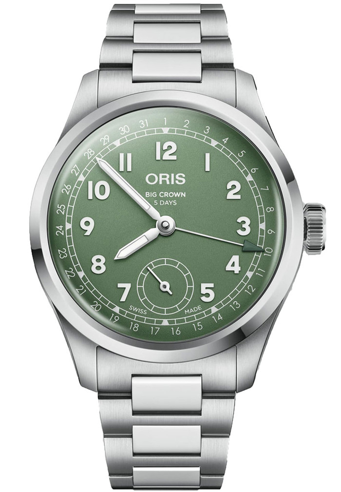 Oris Big Crown Pointer Date Calibre 403 Watch 30mm with Green Dial