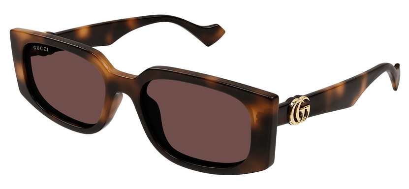 Gucci GG Logo Sunglasses 55mm with Brown Lenses (1)