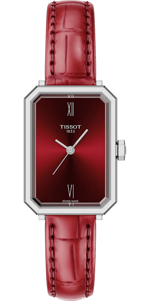 Tissot SRV Quartz Watch 30mm x 21.80mm with Red Dial