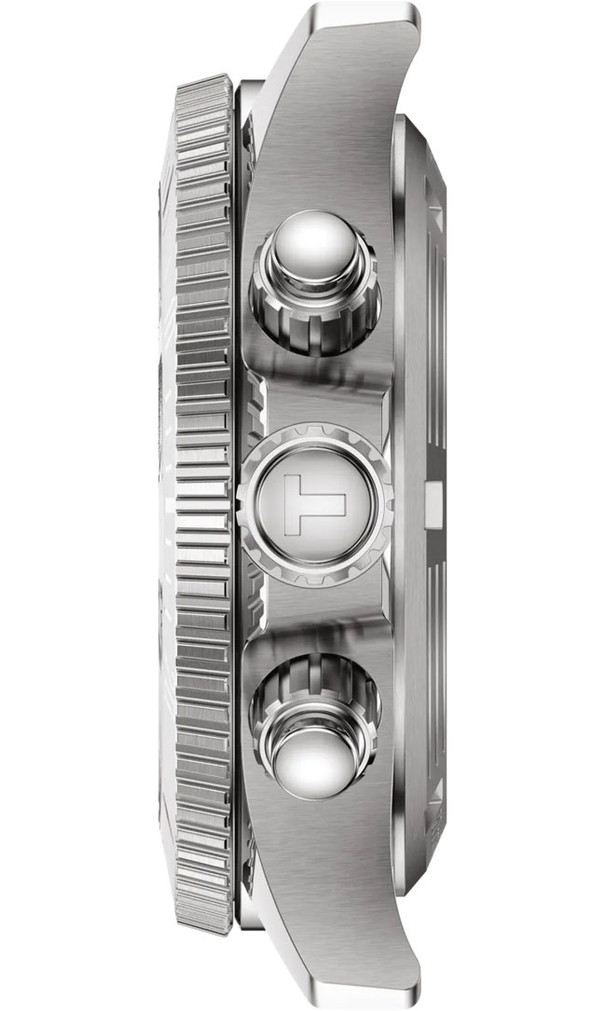 Tissot Seastar 1000 Quartz Watch Chronograph 38mm with Graded White-Grey Dial