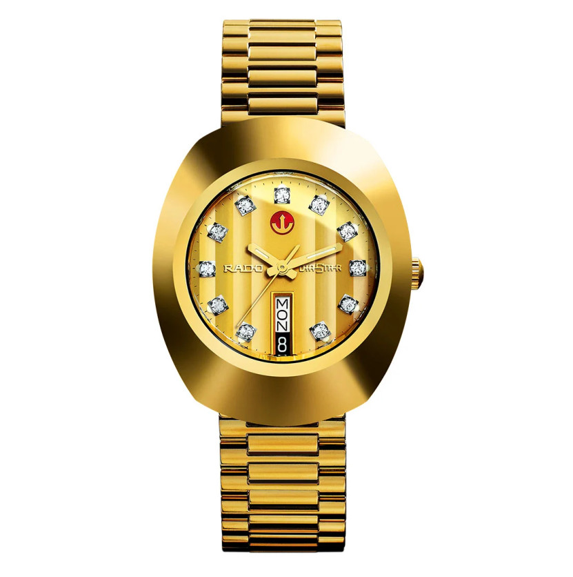 Rado The Original Automatic Gold-Tone Dial Stainless Steel Watch, 35mm