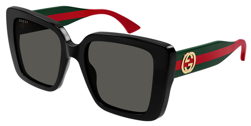 Gucci Sign Oversized Sunglasses 53mm with Grey Lenses