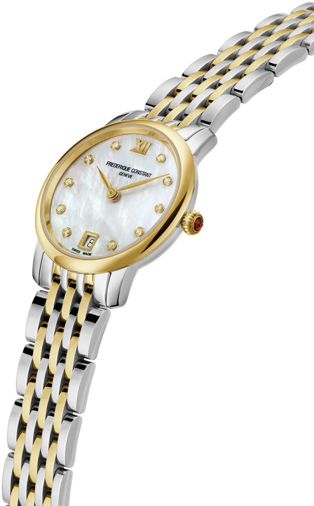Frederique Constant Classics Slimline Ladies Watch 30mm with White MOP Dial