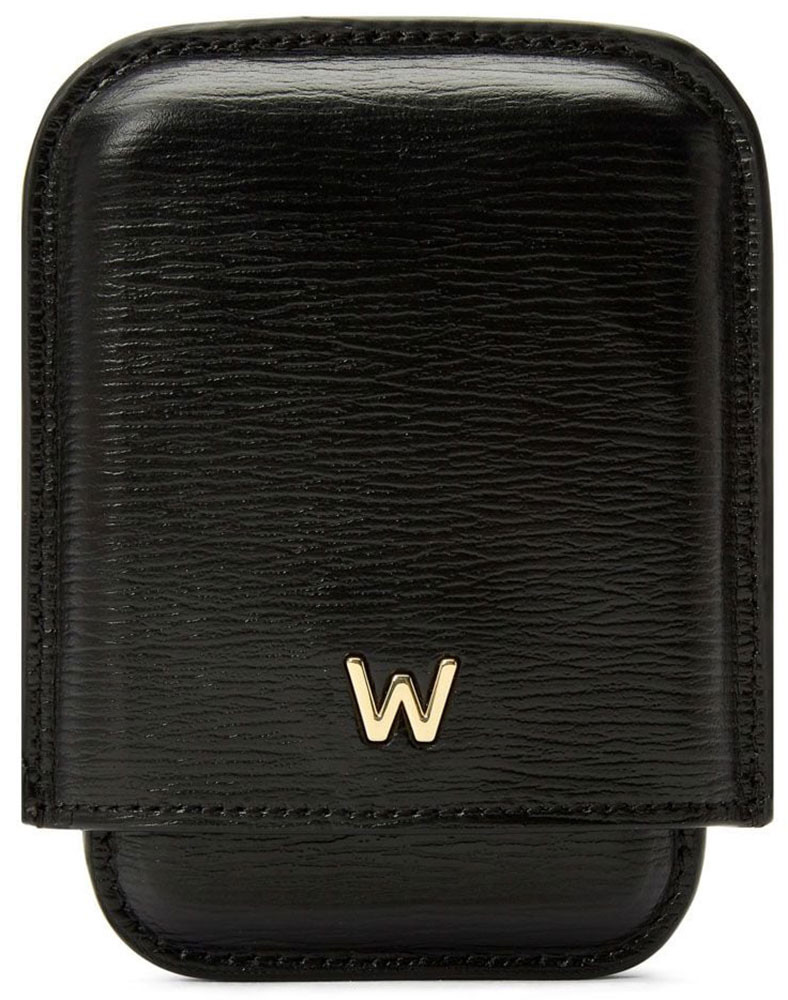 Wolf 1834 W Moulded Card Holder in Black