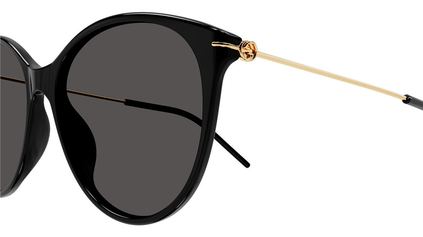 Gucci Emblem Sunglasses 58mm with Grey Lenses