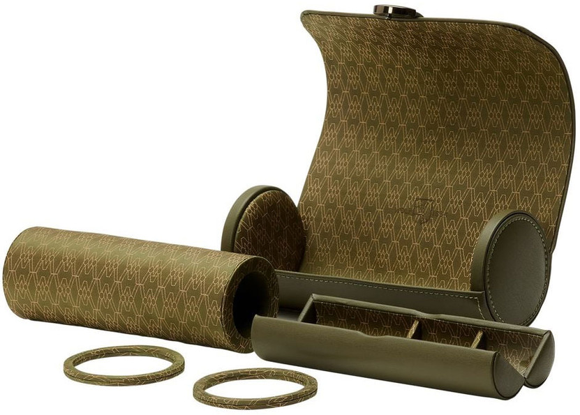 Wolf 1834 Earth Triple Watch Roll in Olive