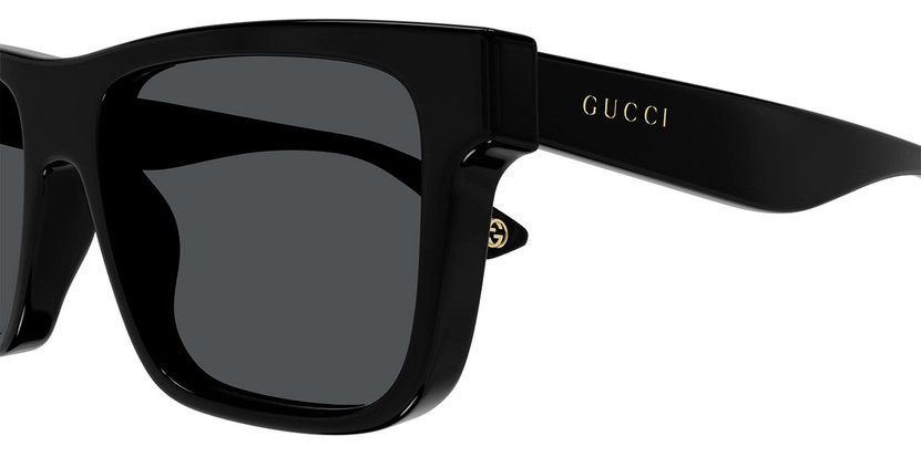 Gucci Lettering Sunglasses 56mm with Grey Lenses