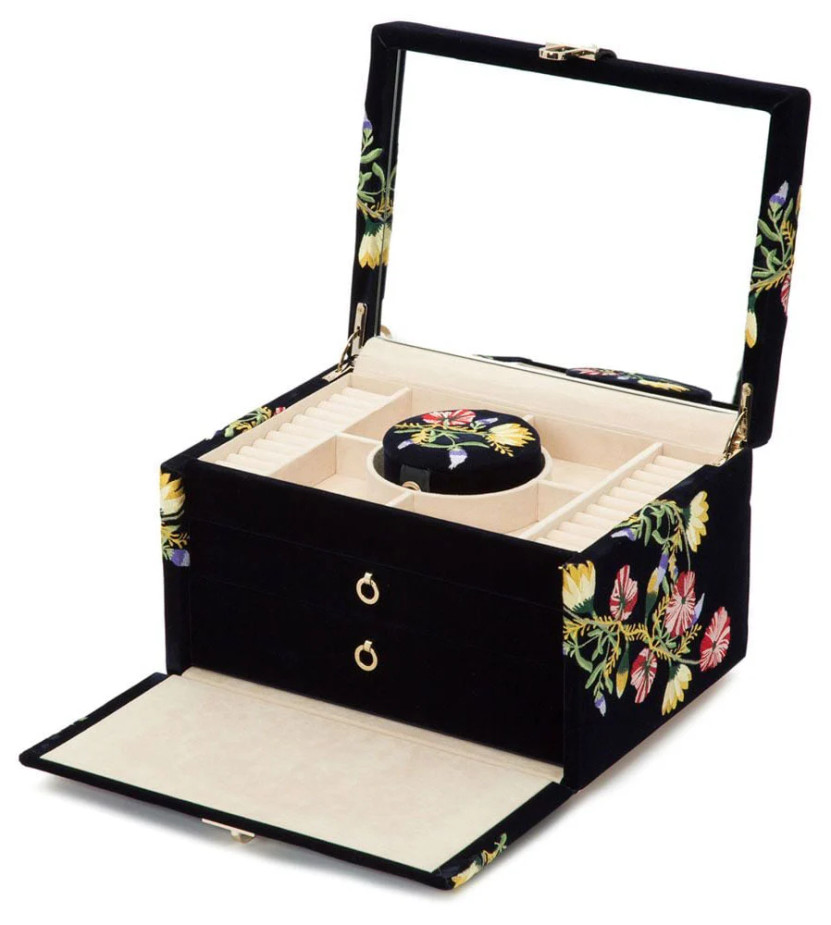 Wolf 1834 Zoe Jewelry Box - Medium - in Indigo