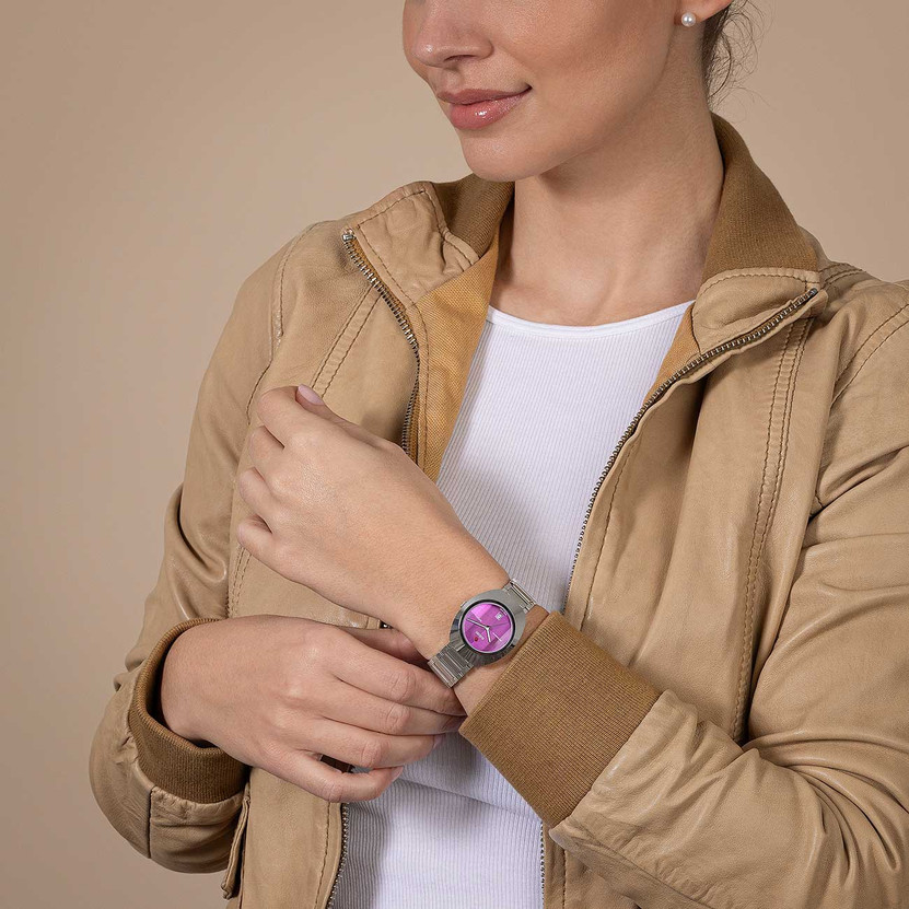 Rado DiaStar Original Auto Watch 30mm with Purple Dial