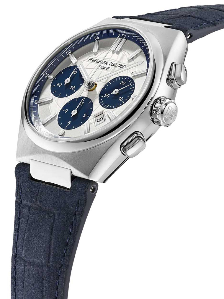 Frederique Constant Highlife Chronograph Automatic Watch Limited Edition 41mm with Silver Dial