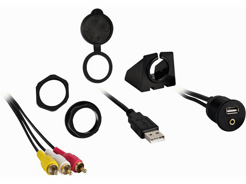 Metra USB  3.5mm Video To RCA Pass Through Extension