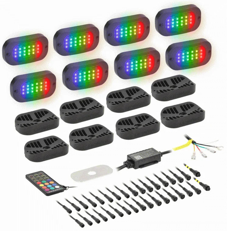 Metra Light Kit Chasing Wide Angle Rock 8 Pack