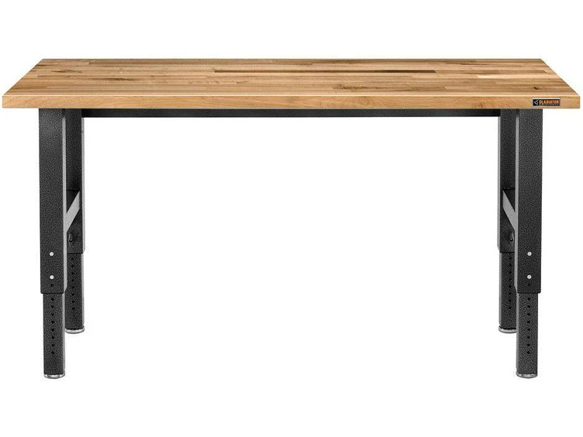 Gladiator Garageworks 6 Ft. Adjustable Height Hardwood Workbench