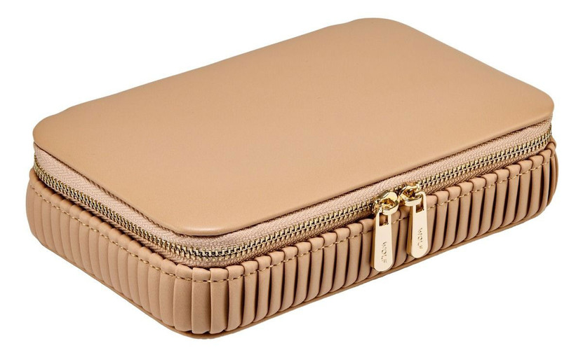 Wolf 1834 Bella Zip Case in Mocha