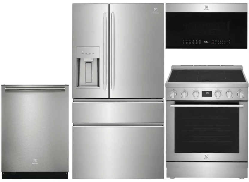 Electrolux Stainless French Door Refrigerator  Induction Range Package