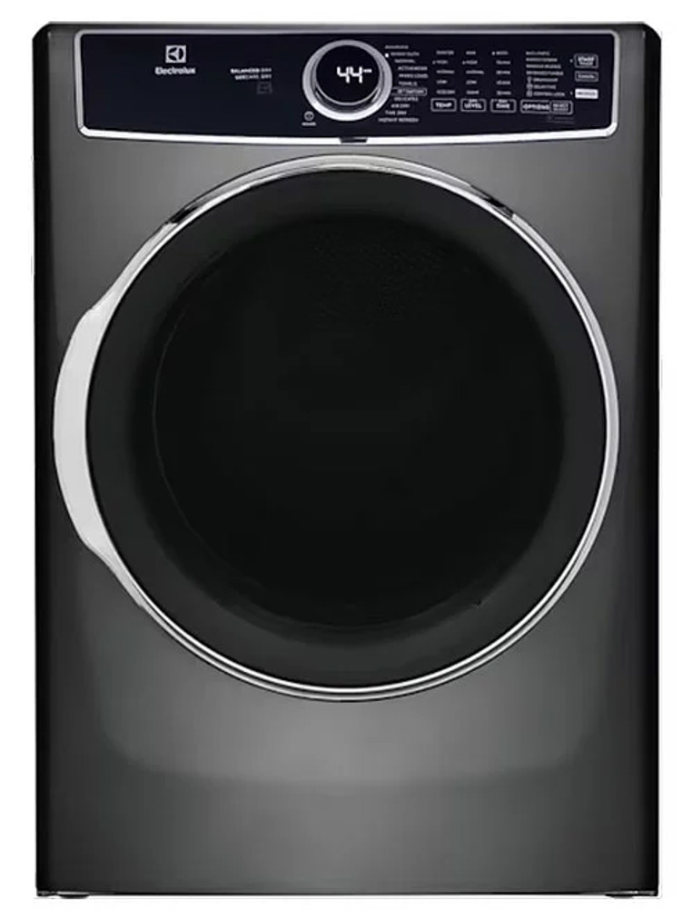 Electrolux 8 Cu. Ft. Titanium Front Load Perfect Steam Electric Dryer With Balanced Dry  Instant Refresh