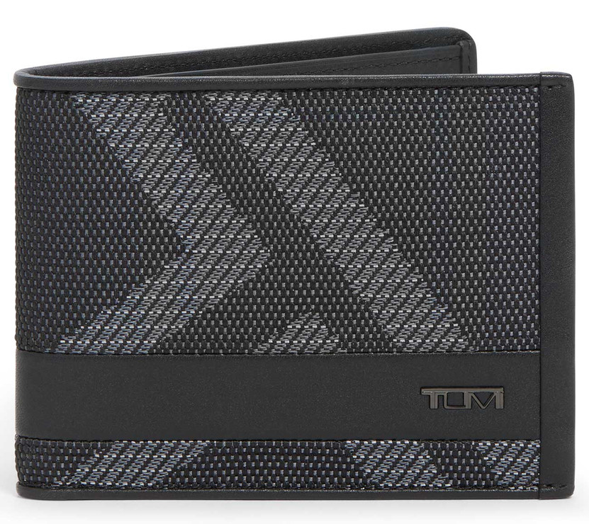 TUMI Alpha Global Double Billfold in Reflective Jacq