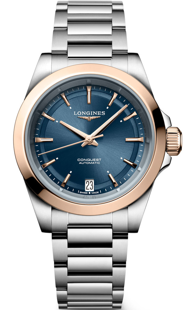 Longines Conquest Watch 34mm with Sunray Blue Dial (1)