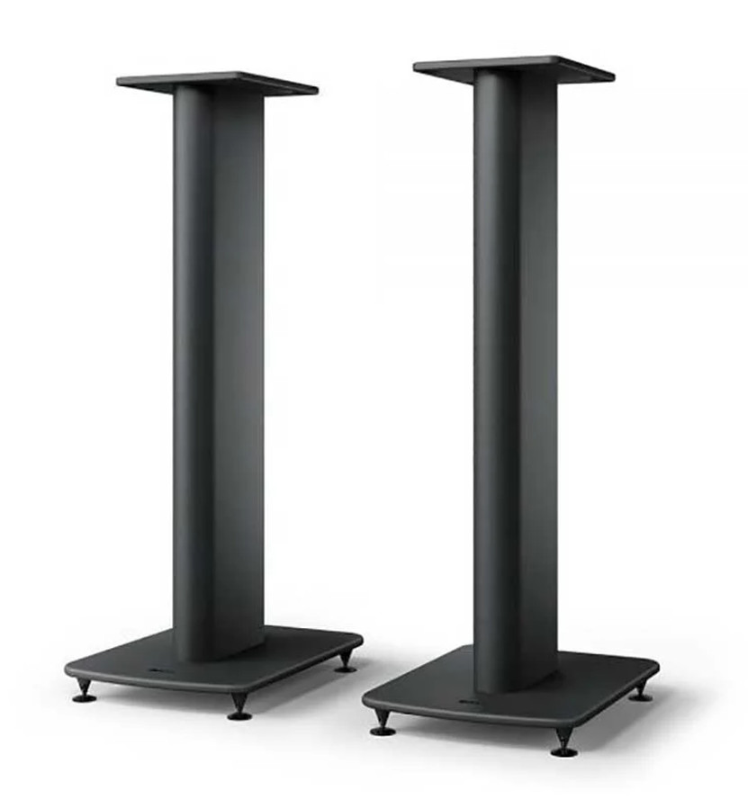 KEF S2 Black Floor Speaker Stand For LS50 Meta  LS50 Wireless II Pair