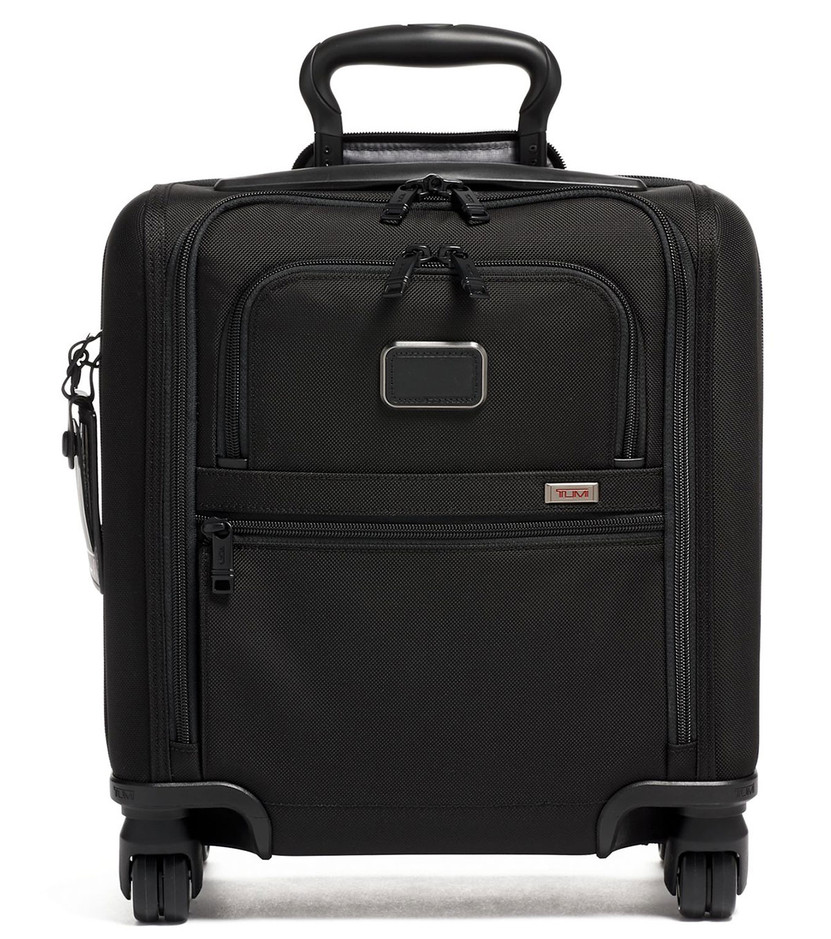 TUMI Alpha 3 Black Compact 4 Wheeled Brief (1)