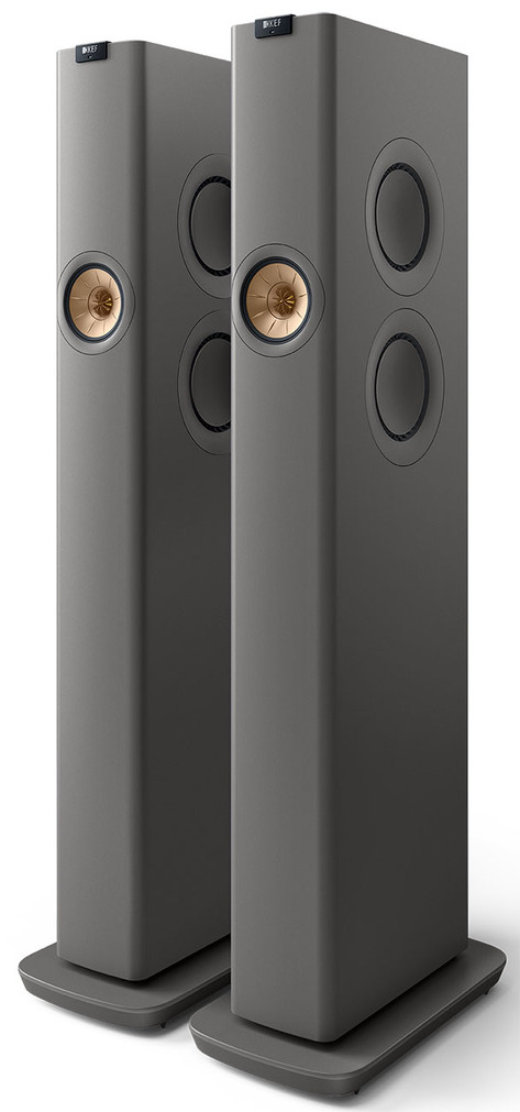 KEF Titanium Grey LS60 Wireless HiFi Speakers Pair