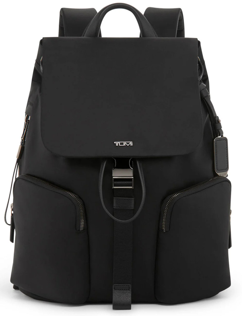 TUMI Voyageur Ramsay Backpack in Black with Gunmetal