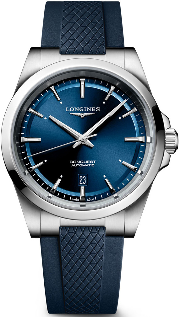 Longines Conquest 41mm Watch Sunray Blue Dial