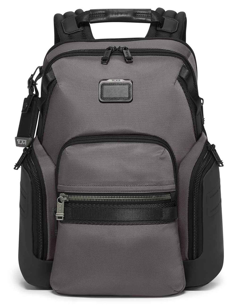 TUMI Alpha Bravo Navigation Backpack in Charcoal