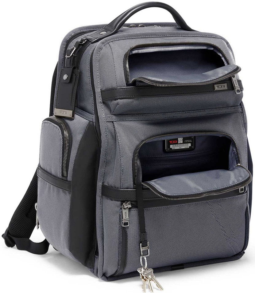 TUMI Alpha X Brief Pack in Meteor Grey