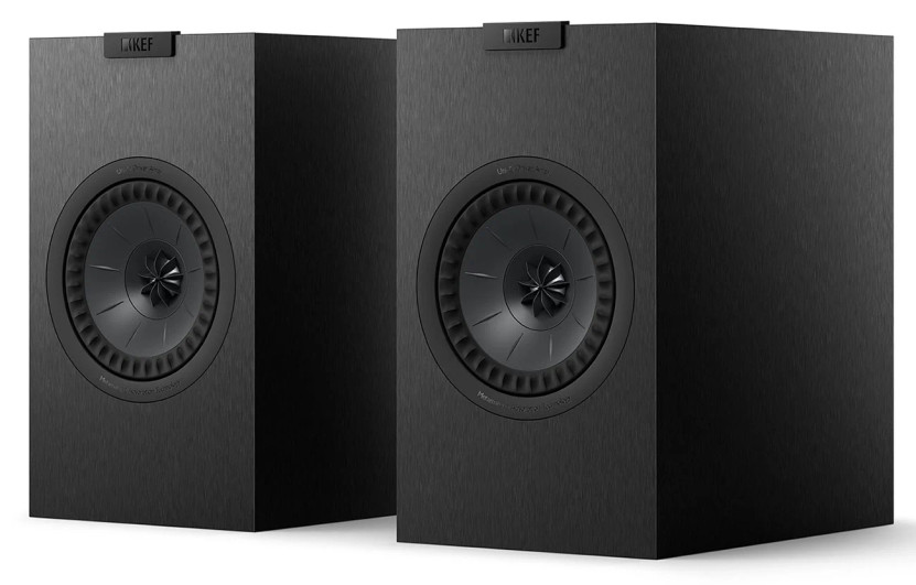 KEF Q1 Meta 2-Way Bookshelf Speakers in Black Pair