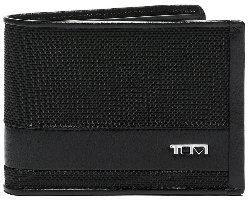 TUMI Alpha Black Double Billfold