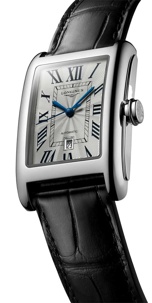 Longines DolceVita Watch 27.70mm x 43.80mm with Silver Flinque Dial