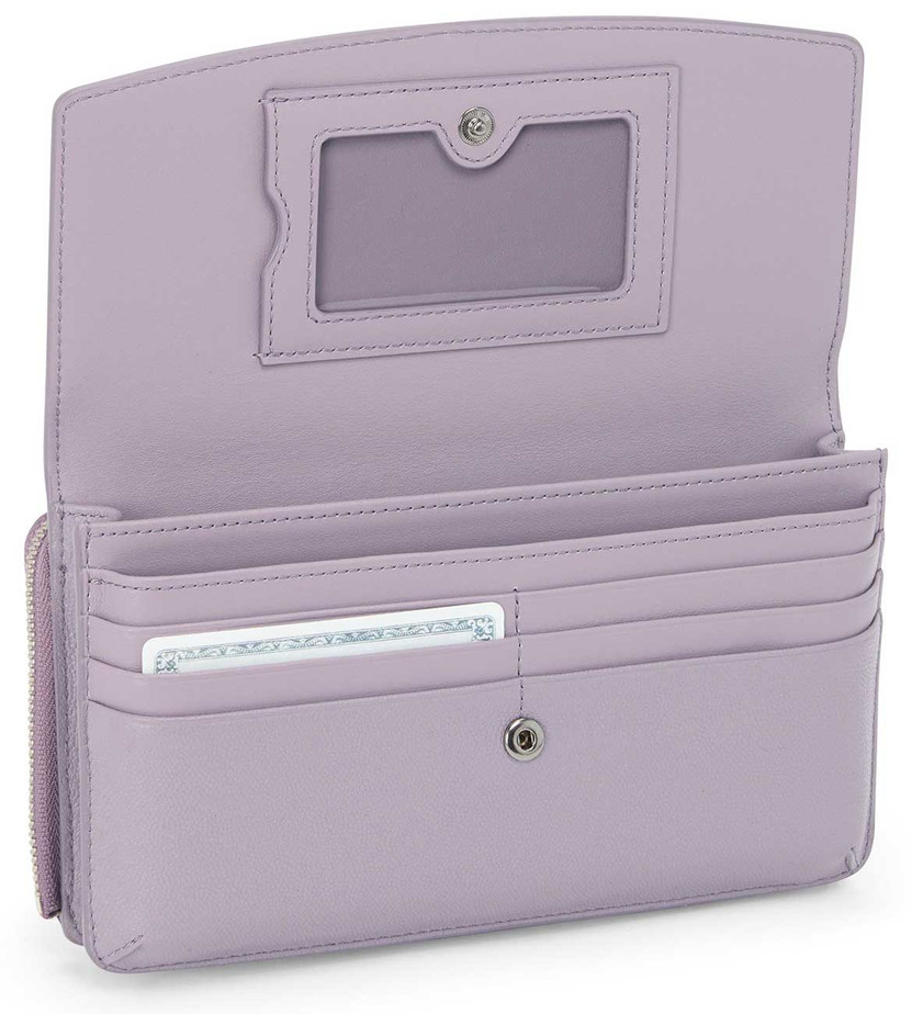 TUMI Belden Wallet Crossbody in Lavender