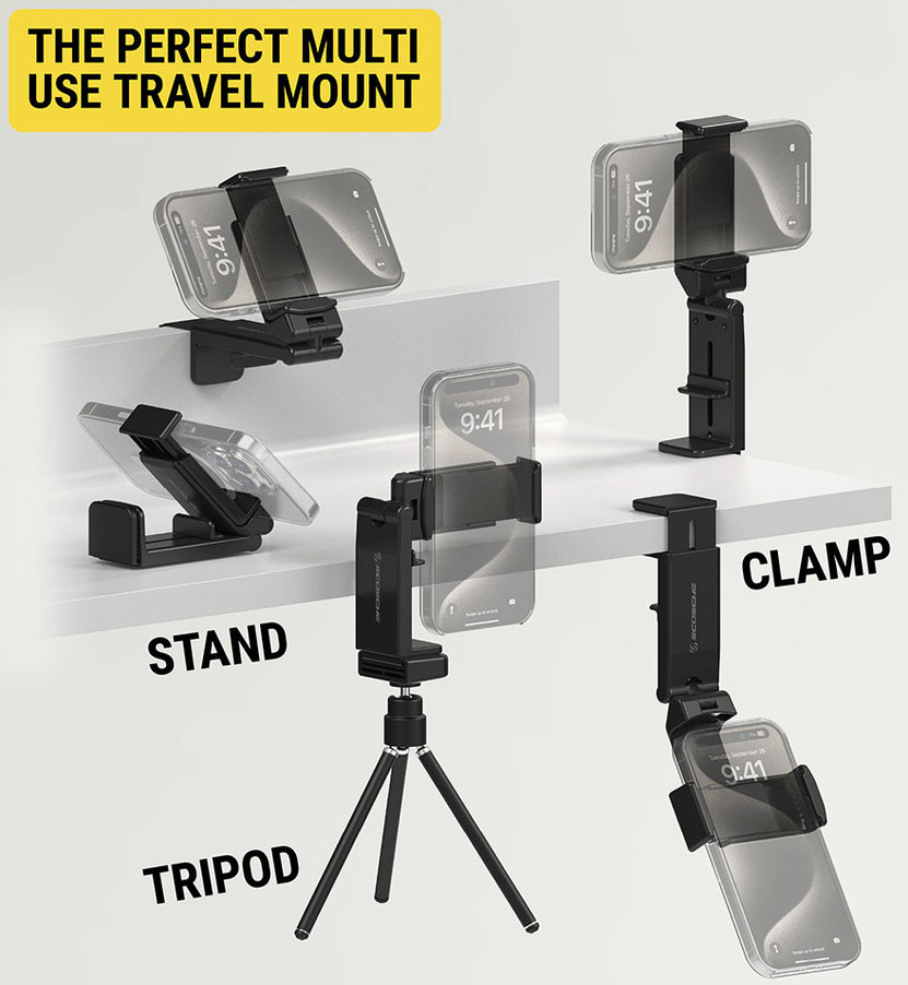Scosche Travel Mount Folding Universal in Black