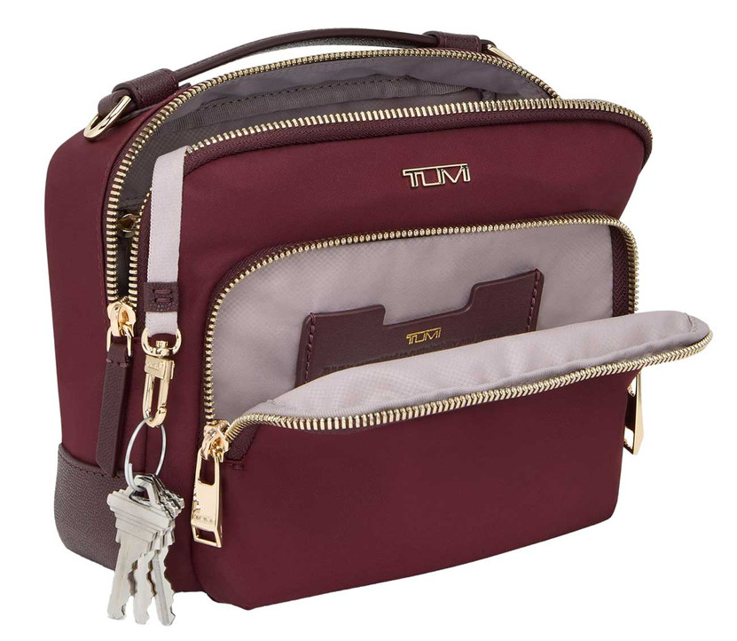 TUMI Voyageur Teghan Crossbody in Wine