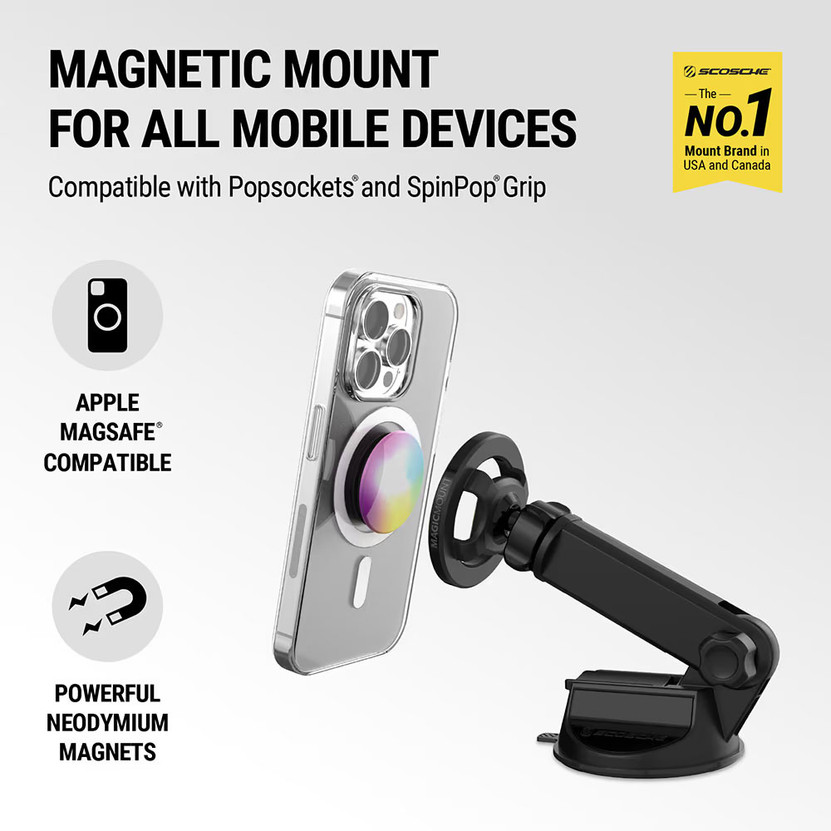 Scosche MagicMount MS Flip Window and Dash Phone Mount