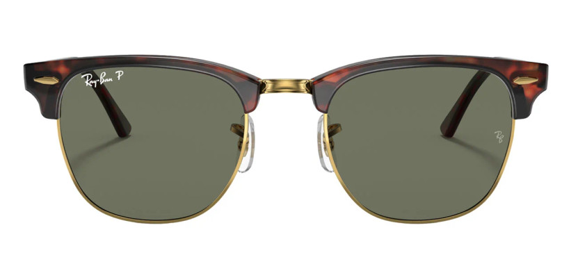 Ray-Ban Clubmaster Sunglasses 51mm with Polarized G-15 Green Lenses