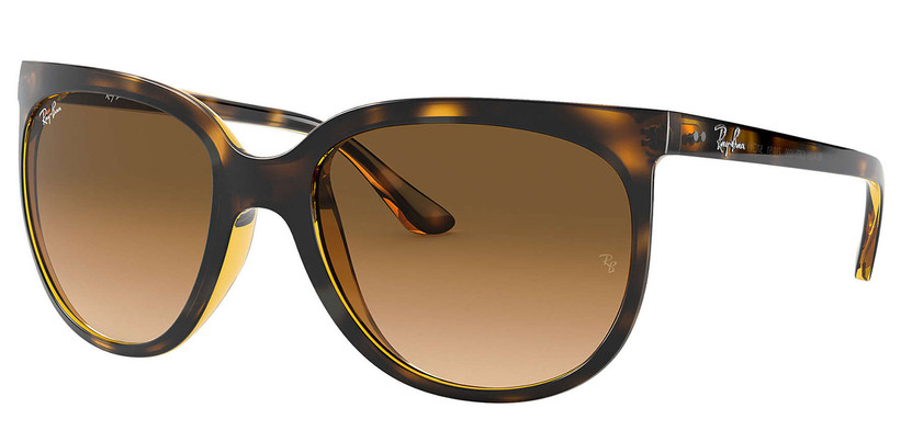Ray-Ban RB4126 Cats 1000 Butterfly Tortoise Sunglasses, 57mm