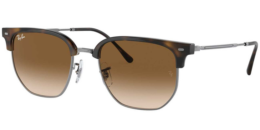 Ray-Ban New Clubmaster Sunglasses 51mm in Havana with Brown Lenses