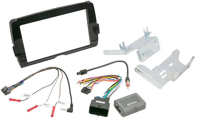 Scosche Gloss Black Harley Davidson Dash Kit